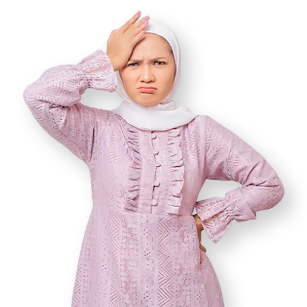 Woman-Jilbab-Pegang-Kepala Woman Jilbab Pegang Kepala