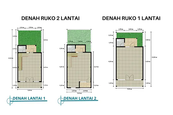 Denah Ruko Andara Grand Orchid