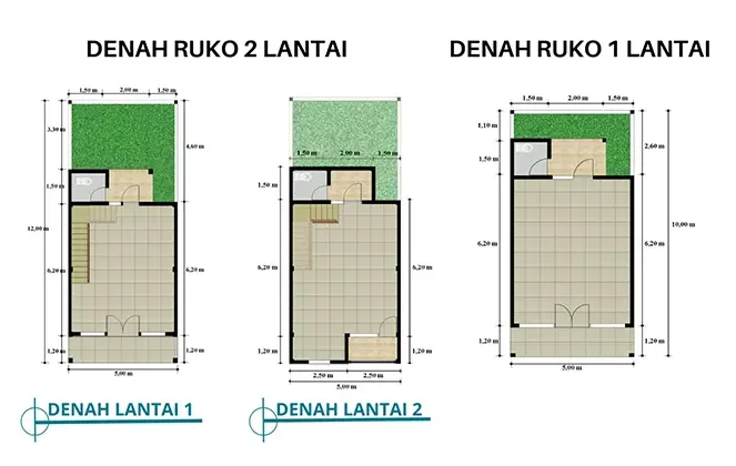 Denah Ruko Andara Sky View e1730432069346